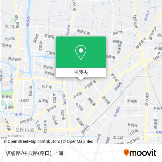 缤纷路/中辰路(路口)地图