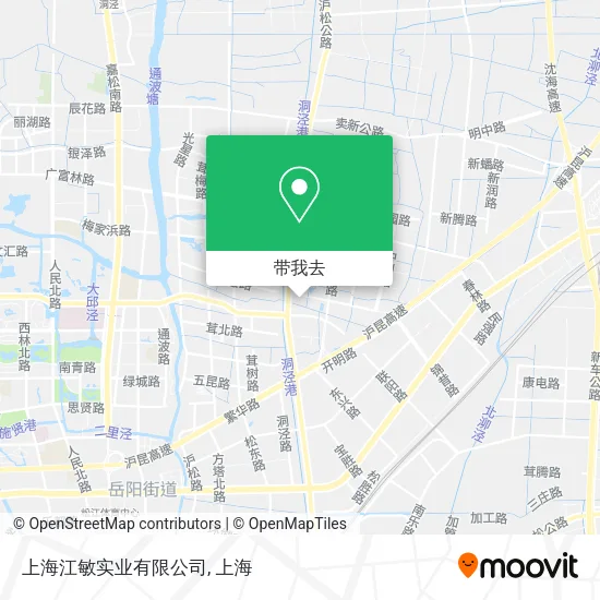 上海江敏实业有限公司地图