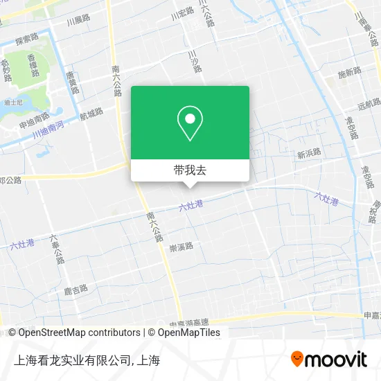 上海看龙实业有限公司地图