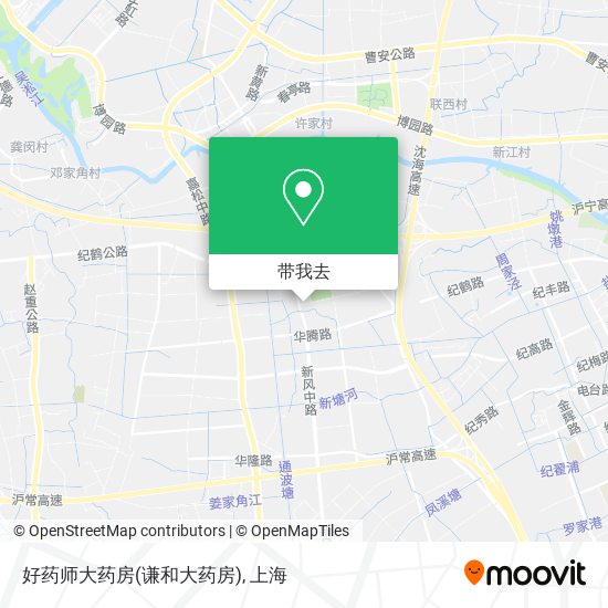 好药师大药房(谦和大药房)地图