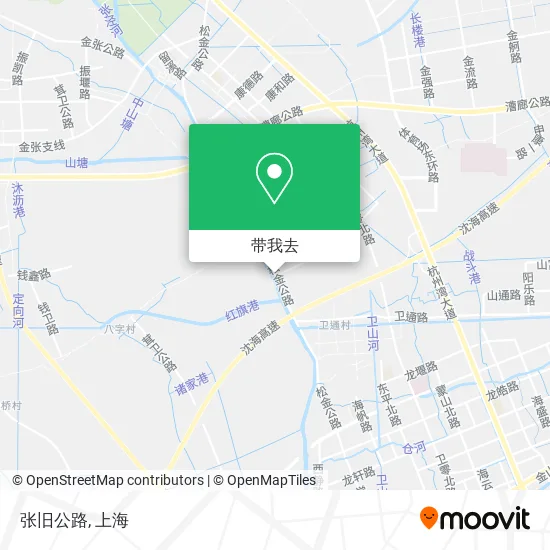张旧公路地图