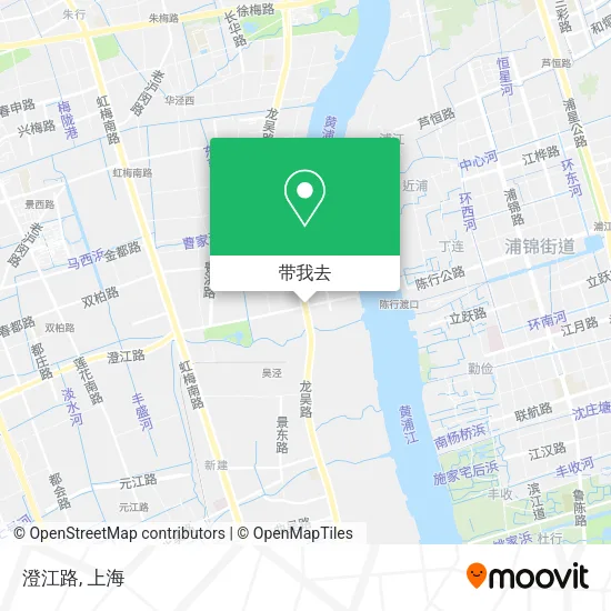 澄江路地图