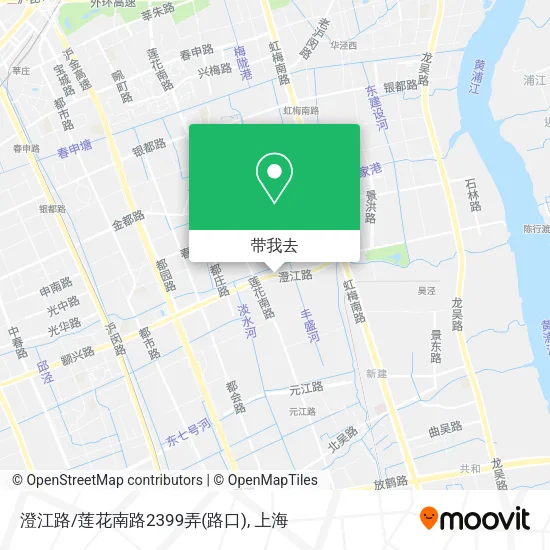 澄江路/莲花南路2399弄(路口)地图