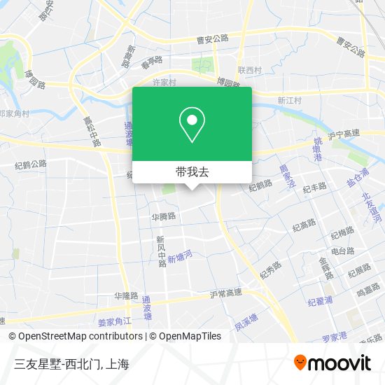 三友星墅-西北门地图