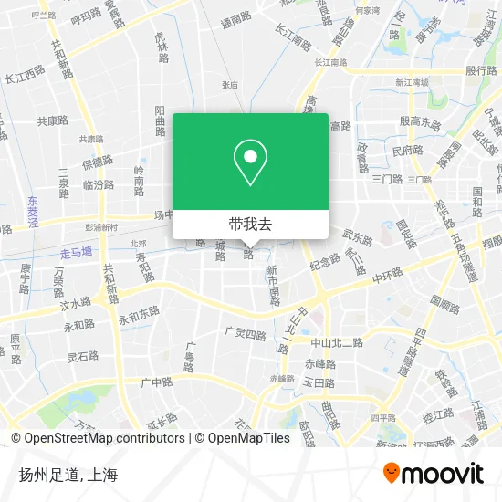 扬州足道地图