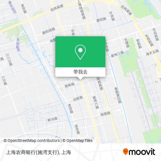 上海农商银行(施湾支行)地图