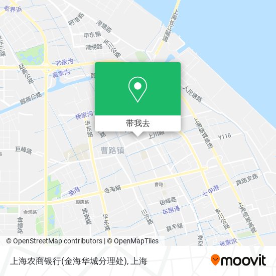 上海农商银行(金海华城分理处)地图