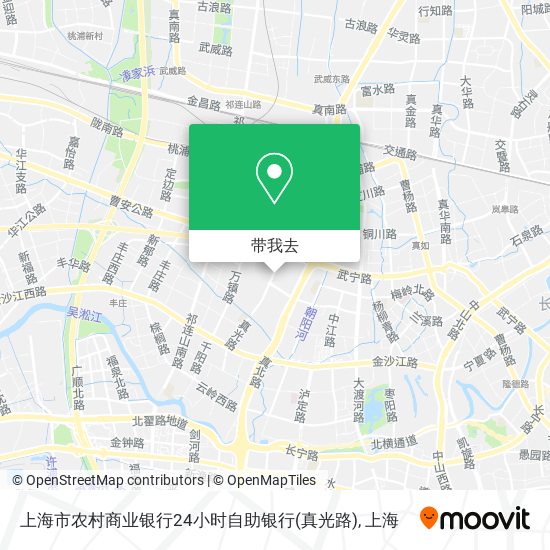 上海市农村商业银行24小时自助银行(真光路)地图