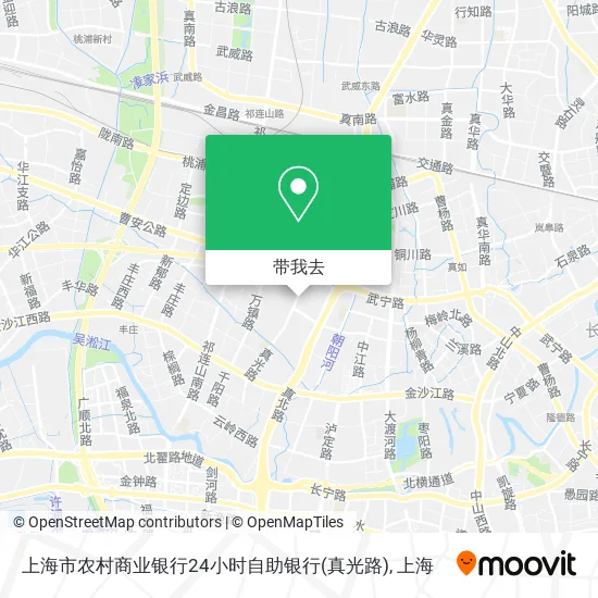 上海市农村商业银行24小时自助银行(真光路)地图