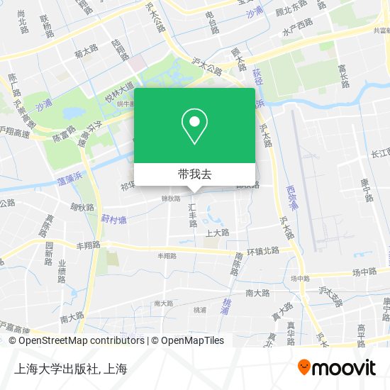 上海大学出版社地图