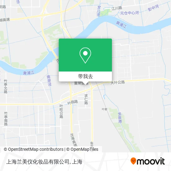上海兰美仪化妆品有限公司地图