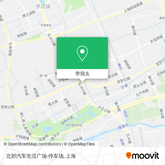 北郊汽车生活广场-停车场地图