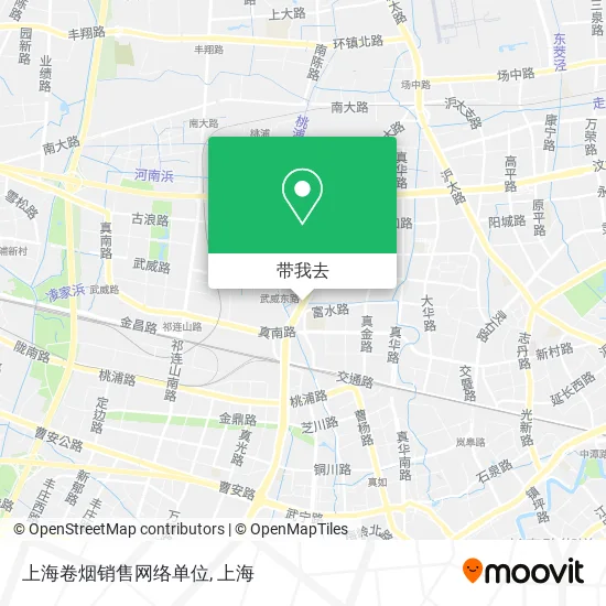 上海卷烟销售网络单位地图
