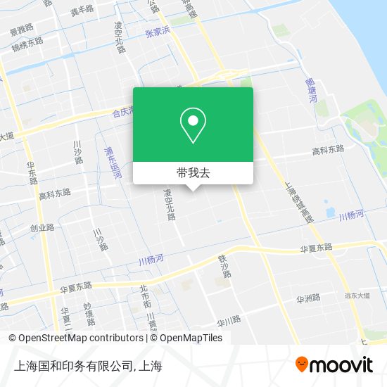 上海国和印务有限公司地图
