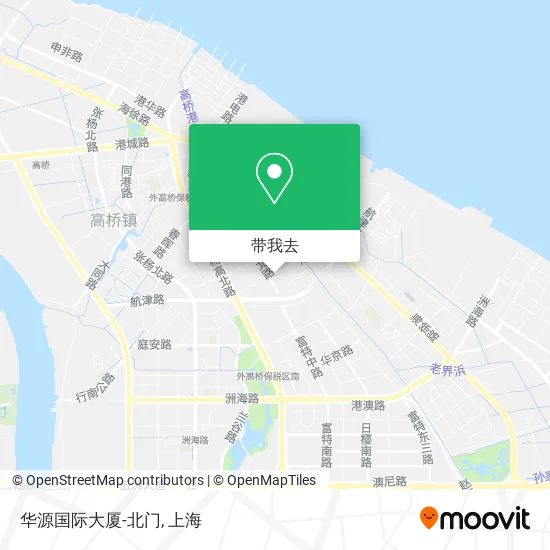 华源国际大厦-北门地图