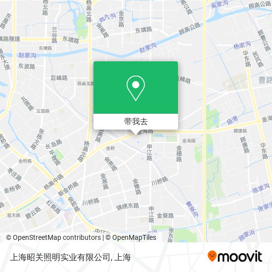 上海昭关照明实业有限公司地图
