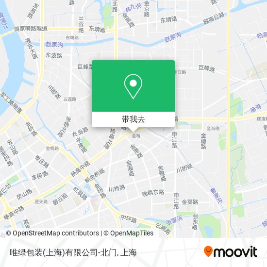 唯绿包装(上海)有限公司-北门地图