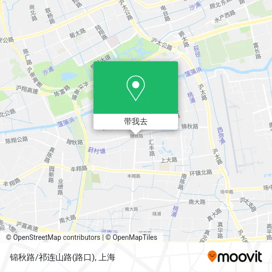锦秋路/祁连山路(路口)地图