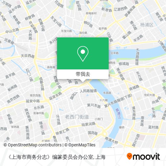 《上海市商务分志》编篆委员会办公室地图