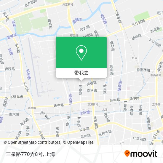 三泉路770弄8号地图
