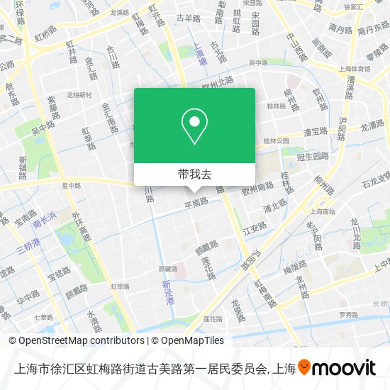上海市徐汇区虹梅路街道古美路第一居民委员会地图