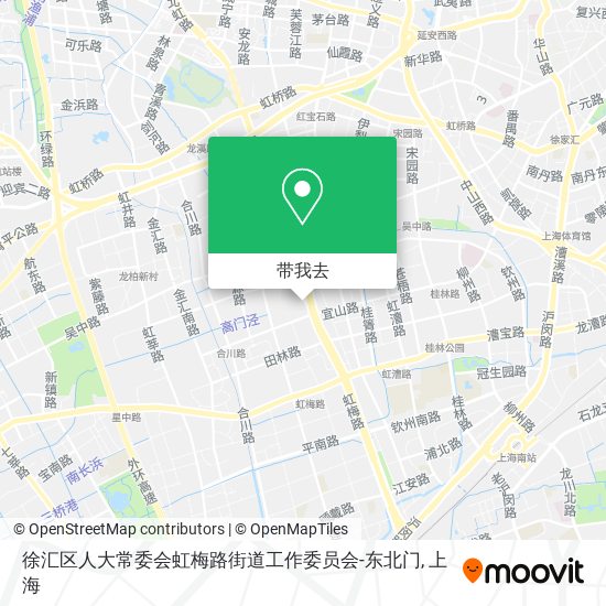 徐汇区人大常委会虹梅路街道工作委员会-东北门地图