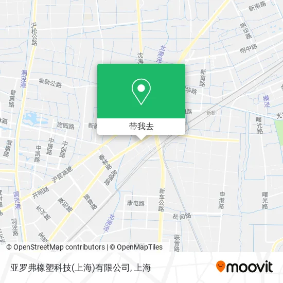亚罗弗橡塑科技(上海)有限公司地图