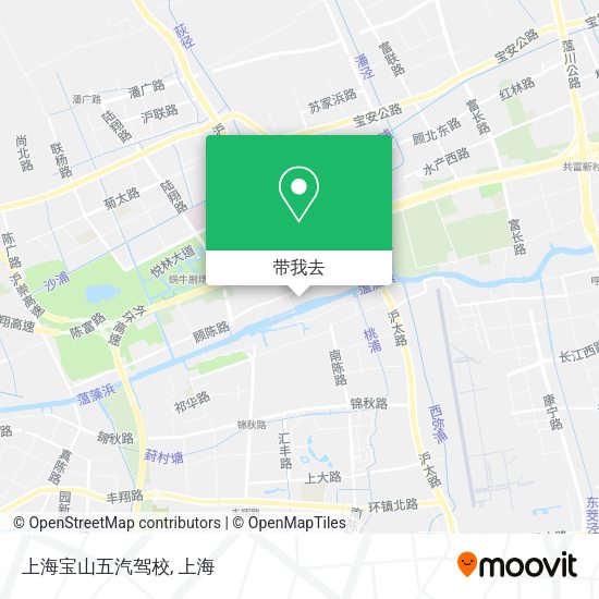上海宝山五汽驾校地图