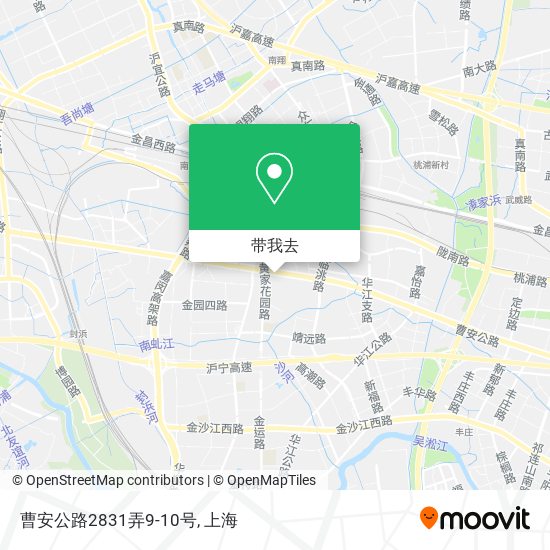 曹安公路2831弄9-10号地图