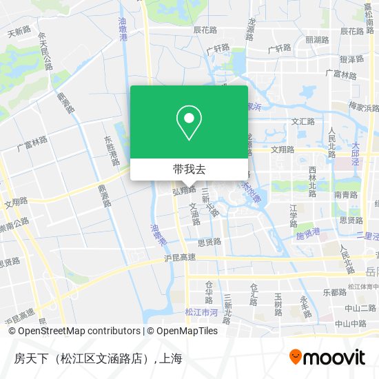 房天下（松江区文涵路店）地图