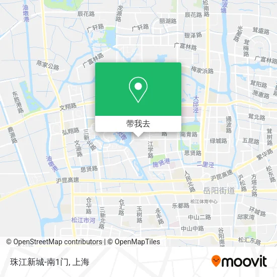 珠江新城-南1门地图