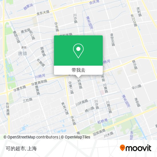 可的超市地图