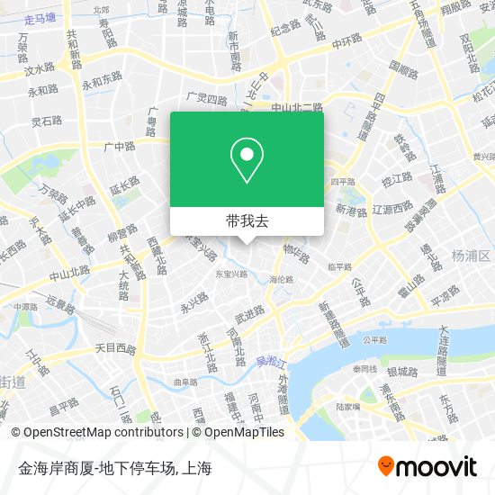 金海岸商厦-地下停车场地图