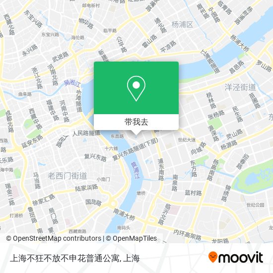 上海不狂不放不申花普通公寓地图