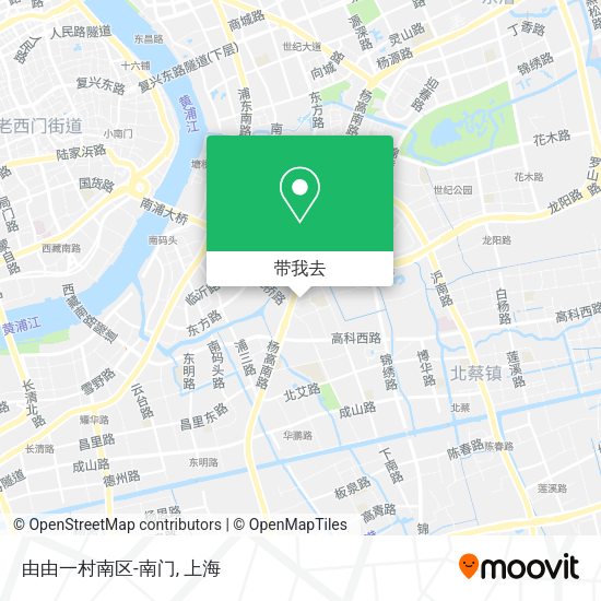 由由一村南区-南门地图