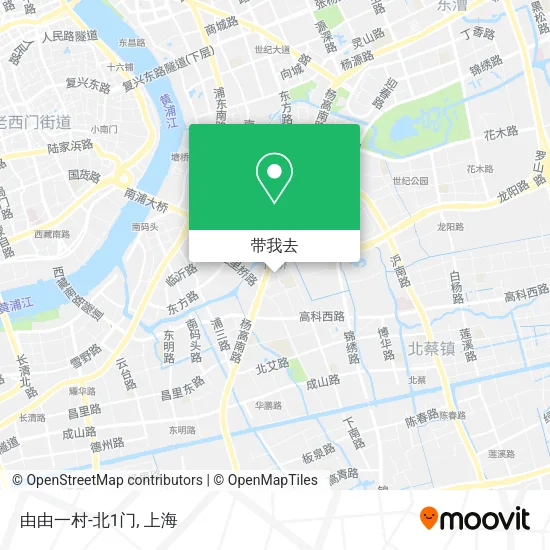 由由一村-北1门地图