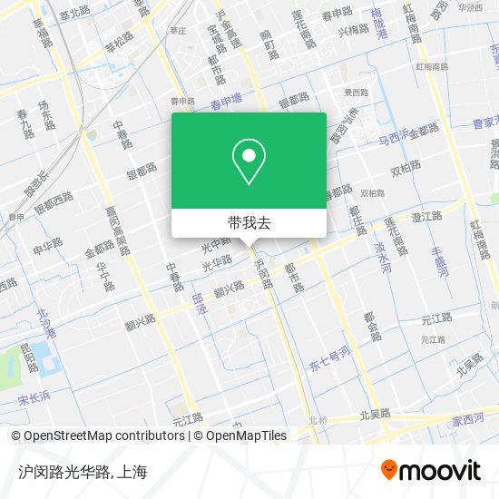 沪闵路光华路地图