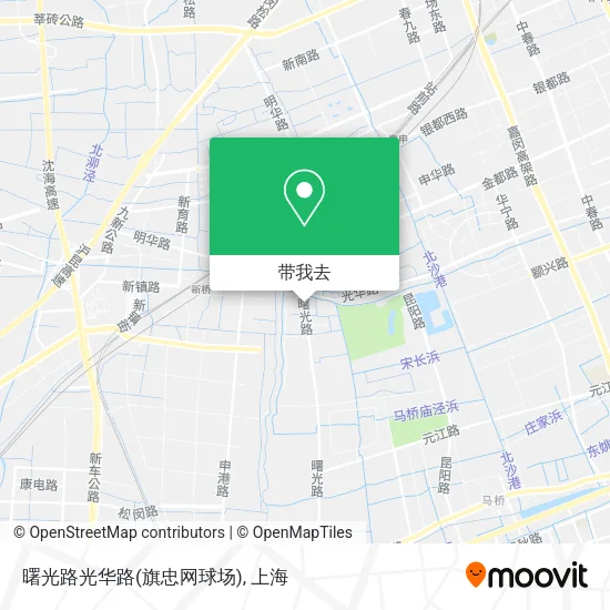 曙光路光华路(旗忠网球场)地图