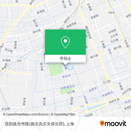 昆阳路光华路(旗忠高尔夫俱乐部)地图