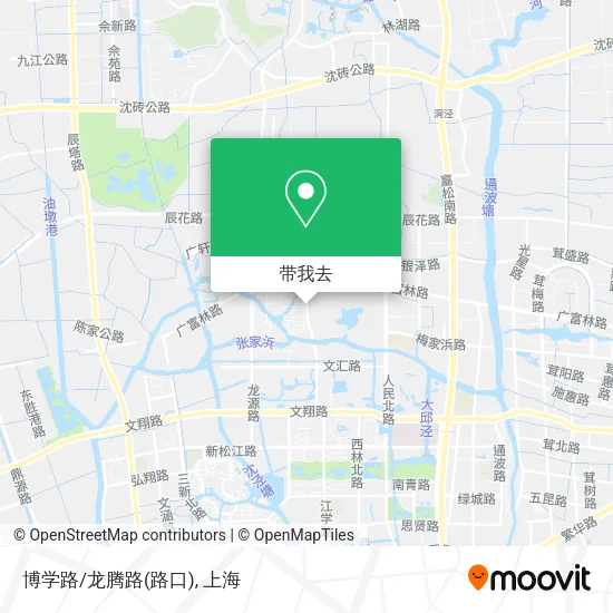 博学路/龙腾路(路口)地图