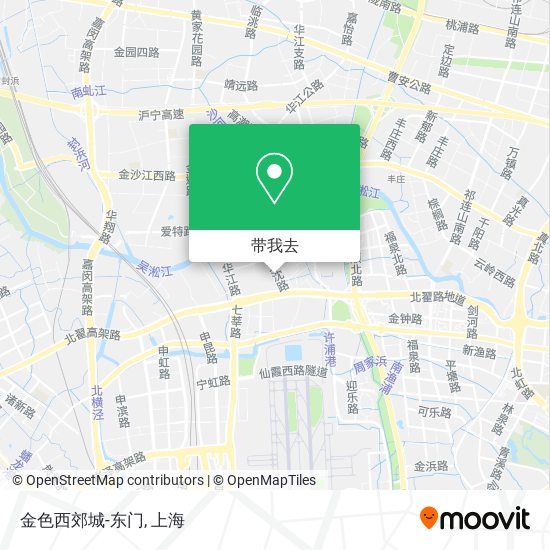 金色西郊城-东门地图
