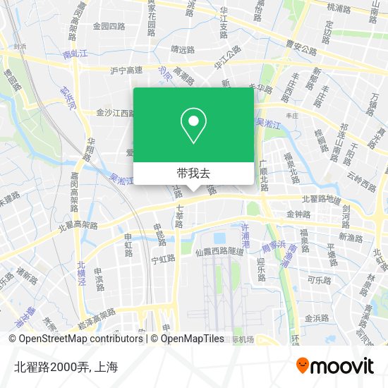 北翟路2000弄地图