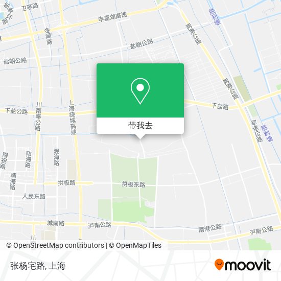 张杨宅路地图