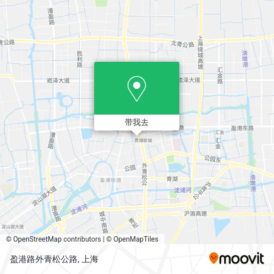 盈港路外青松公路地图