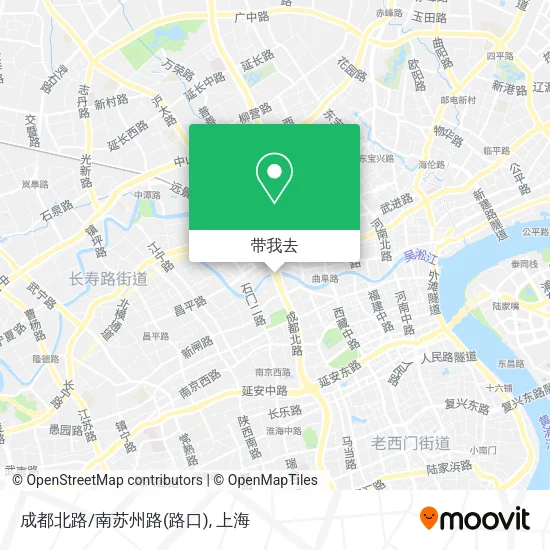 成都北路/南苏州路(路口)地图
