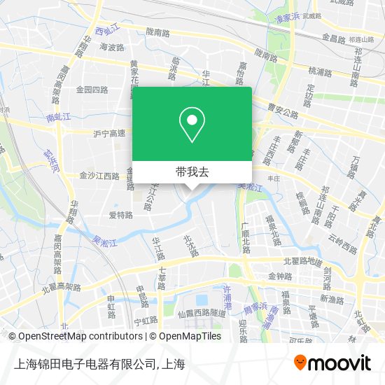 上海锦田电子电器有限公司地图