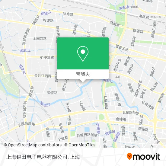 上海锦田电子电器有限公司地图