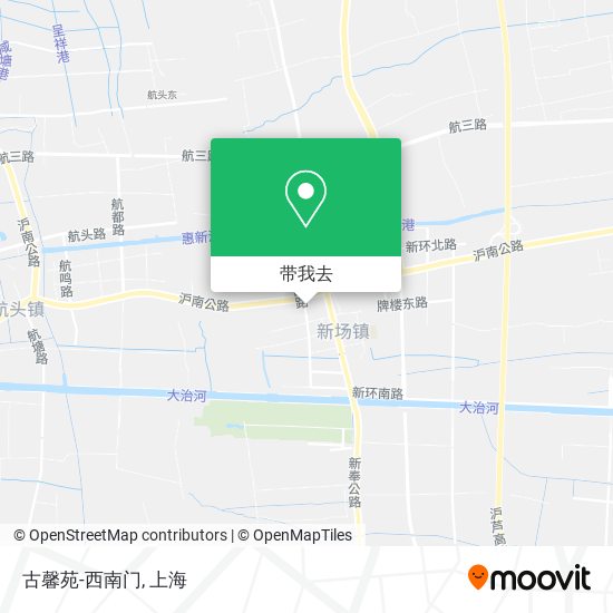 古馨苑-西南门地图