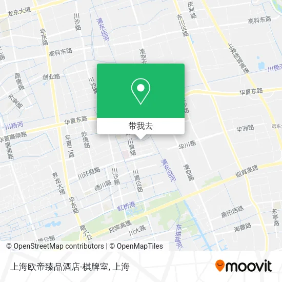 上海欧帝臻品酒店-棋牌室地图