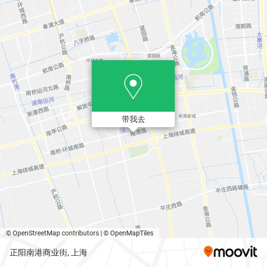 正阳南港商业街地图